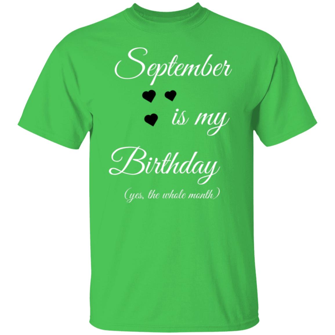 September Birthday G500 5.3 oz. T-Shirt