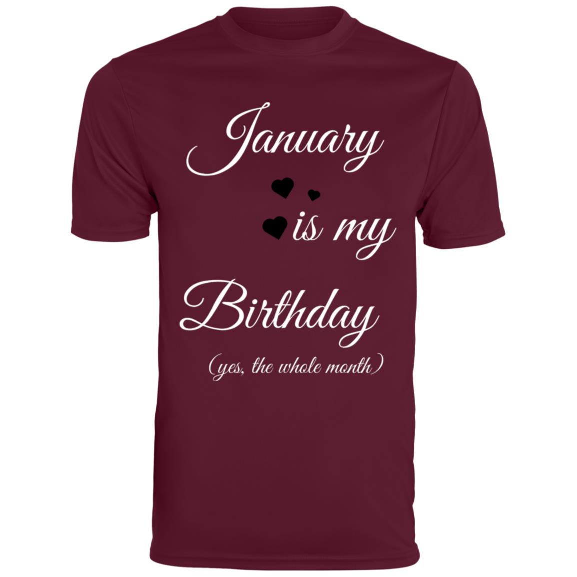 January Birthday 790 Men's Moisture-Wicking Tee