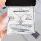TO MY GRANDDAUGHTER  ENTERNAL KNOT NECKLACE