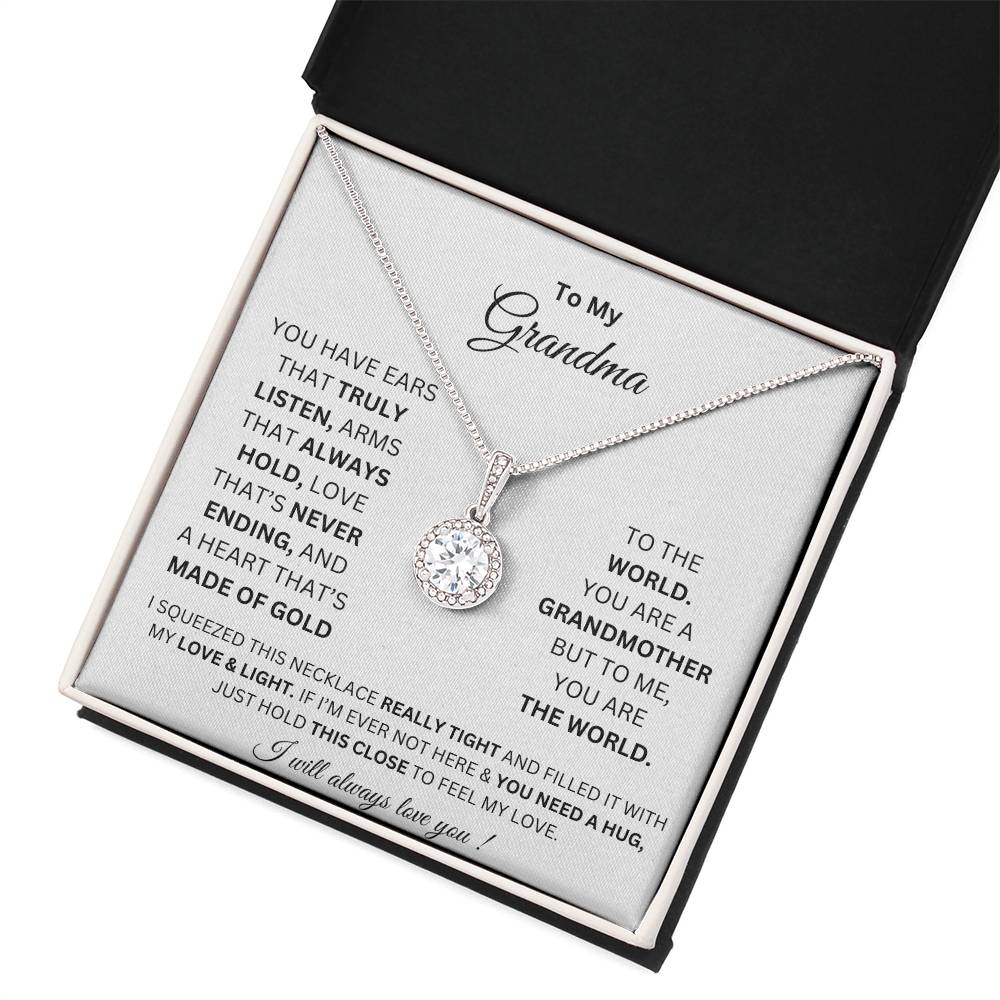 To My Grandma Eternal Hope Necklace