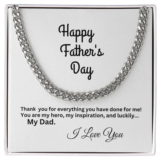 happy father's day chain