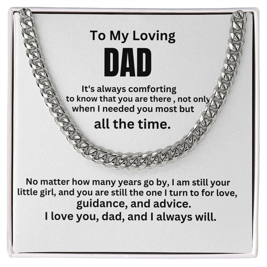 to my loving dad cubin chain