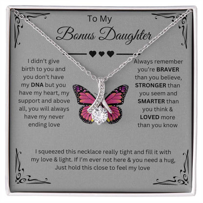 To My Daughter Alluring Beauty Necklace (Yellow & White Gold Variants)