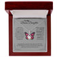 TO MY BONUS DAUGHTER ALLURING BEAUTY NECKLACE
