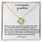to my beatiful grandma pendent