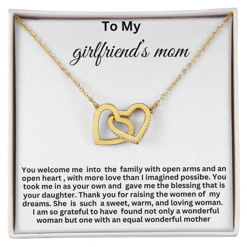 To girlfriend's mom heart necklace