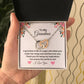 To My Grandma Interlocking Heart necklace