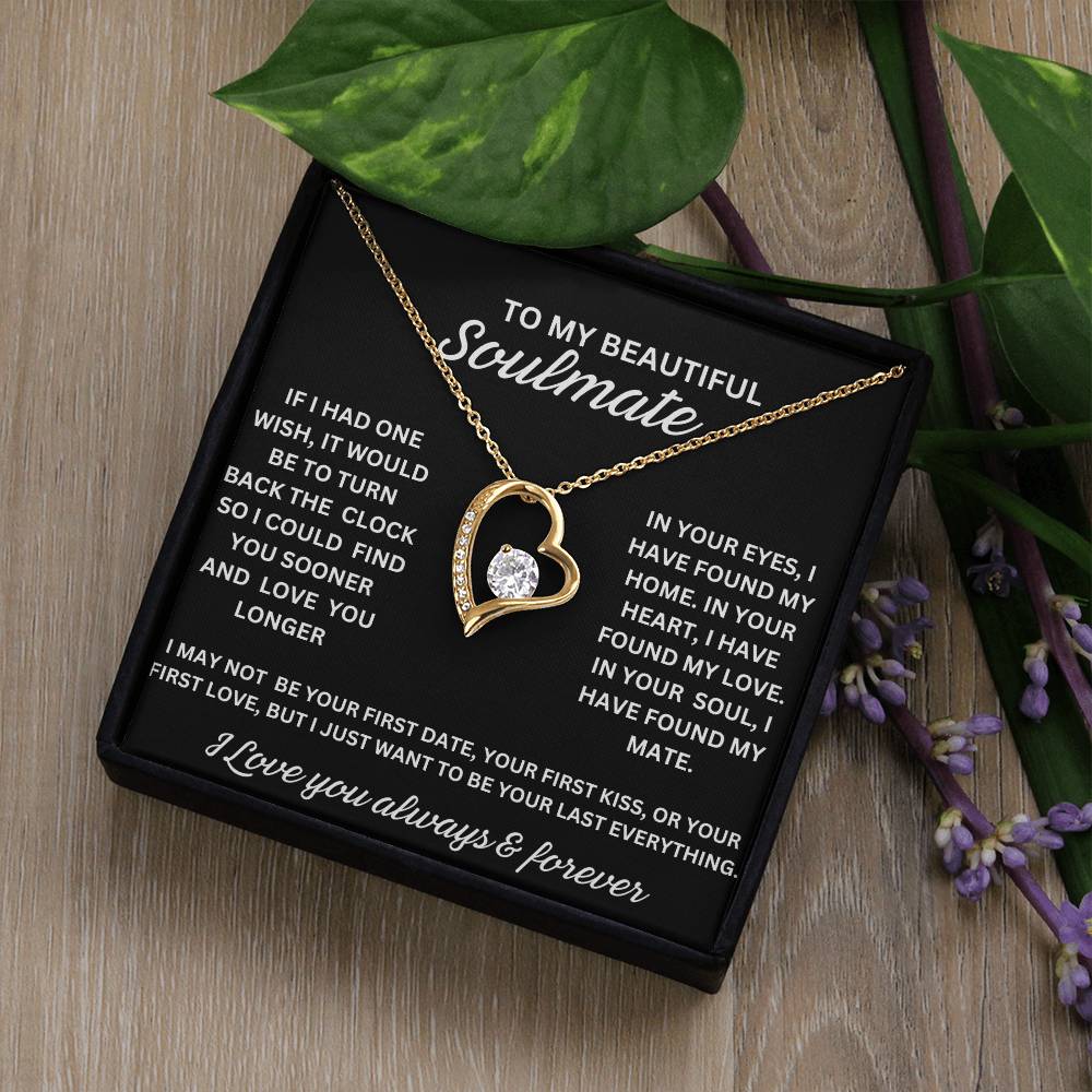 to my Beautiful Soulmate Forever Love Necklace