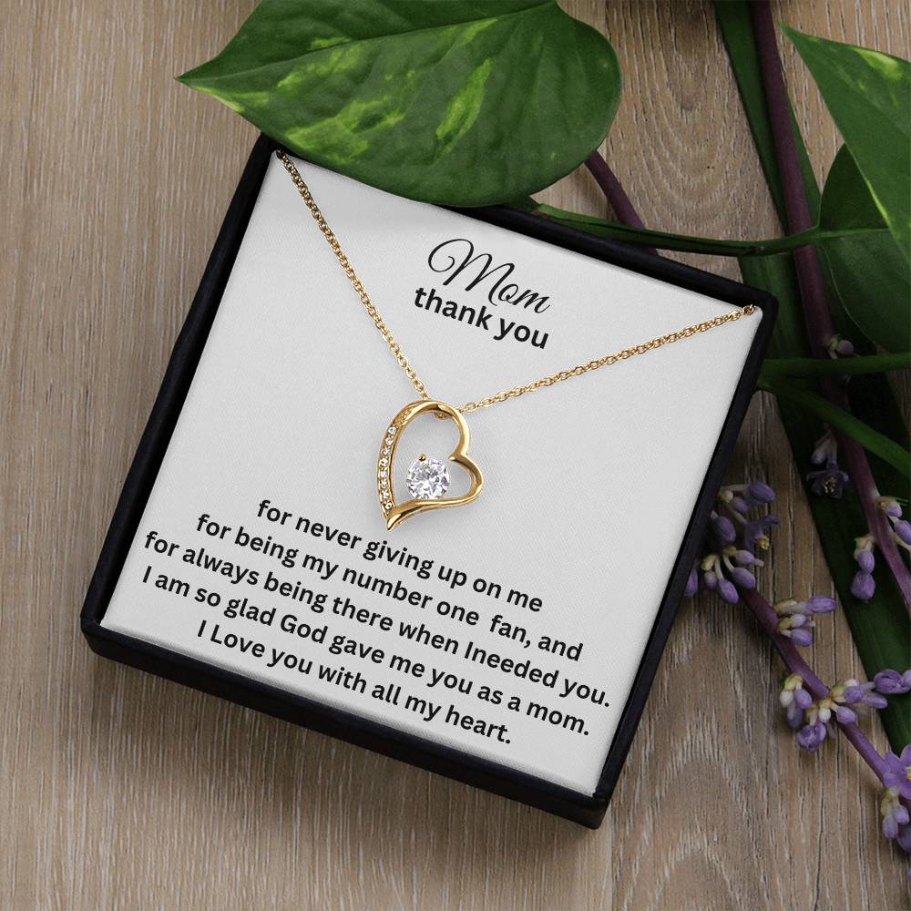 Mom thank you Forever Love Necklace