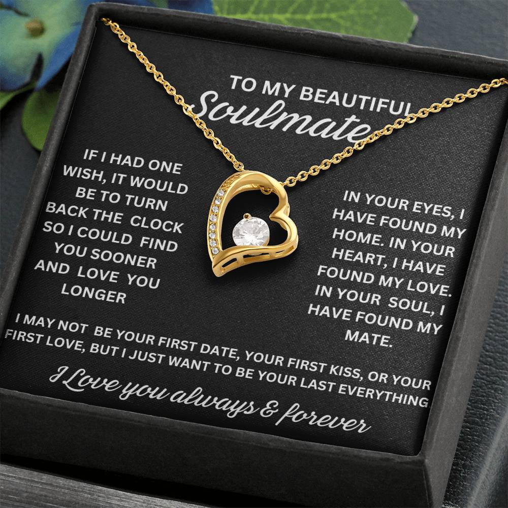 to my Beautiful Soulmate Forever Love Necklace